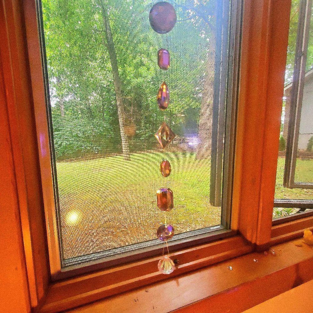 SUNCATCHER 3 FT Long Premium Acrylic Gemstones Garden Art, Tree Jewelry, Window - Picture 9 of 11